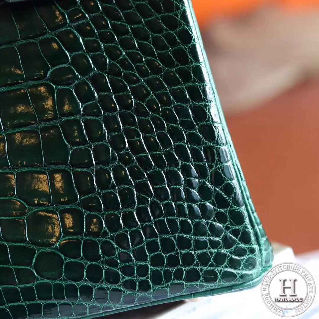 Birkin 25 67 vert fonce