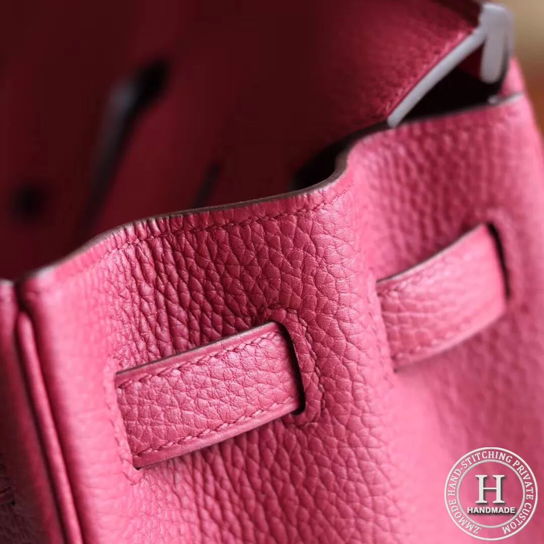 Birkin 25 Togo K1 Rouge Grenade GHW