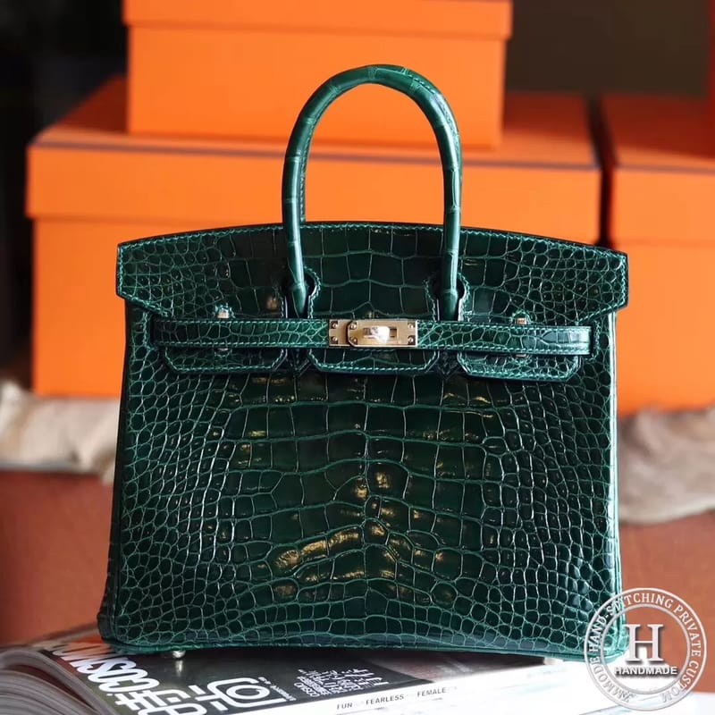 Birkin 25 67 vert fonce