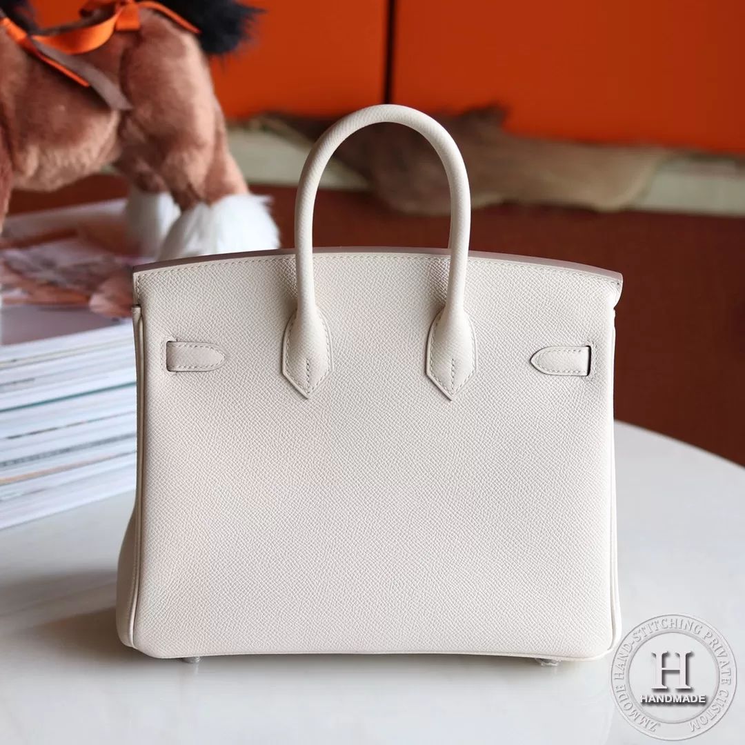 Birkin 25 epsom 10 craie PHW