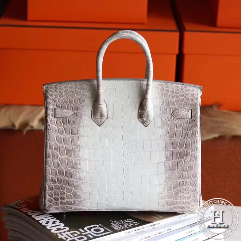 HIMALAYAN CROCODILE BIRKIN 25 PHW