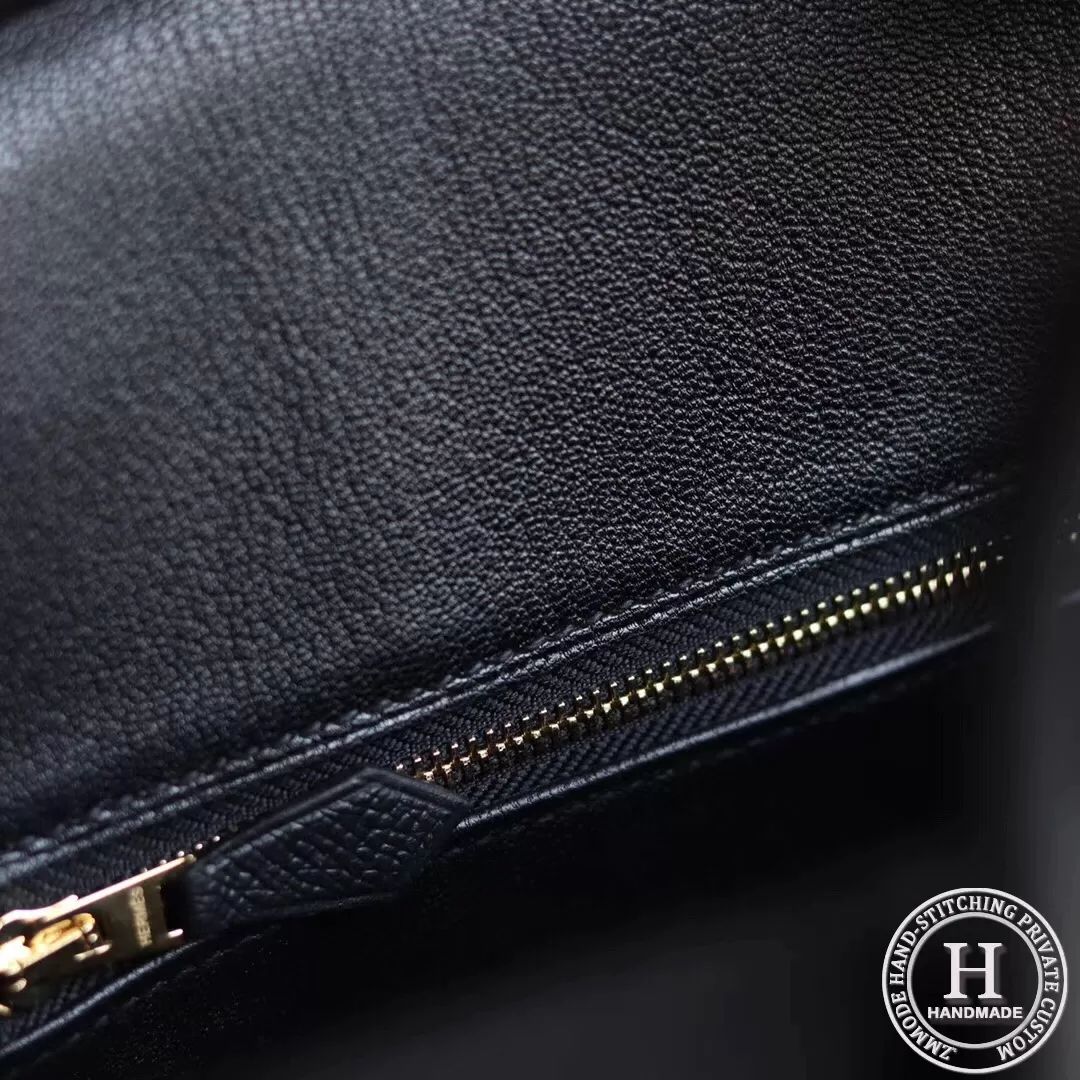Birkin 25 Epsom 89 Noir GHW