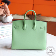 Birkin 25 Epsom 3i Vert Criquet GHW