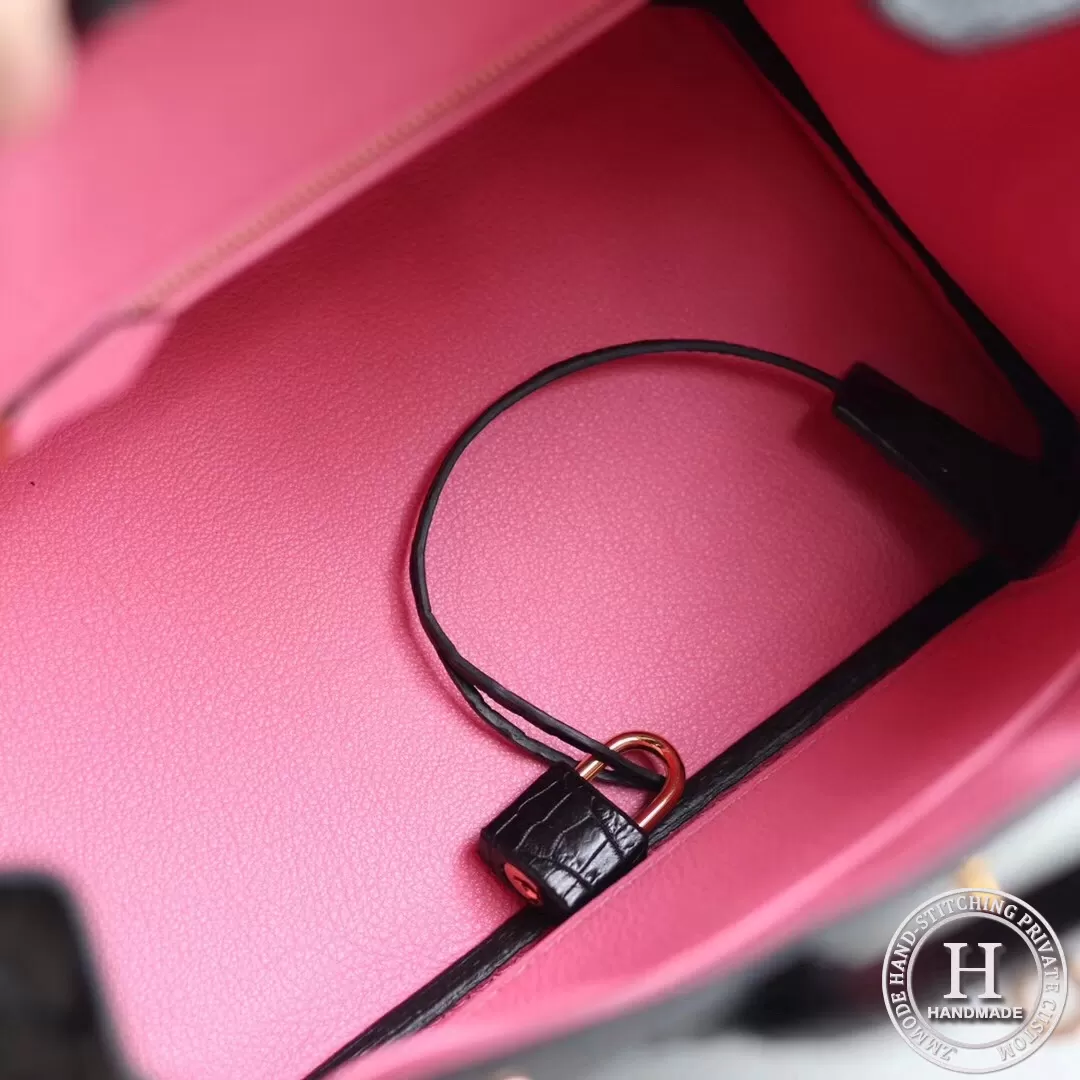 Birkin 25 89 Noir / 5P GHW