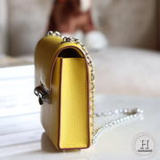 Verrou mini 18cm cherve 9o Jaune de naples GHW/PHW