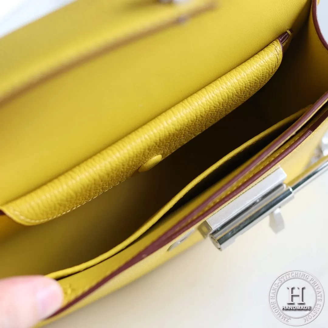 Verrou mini 18cm cherve 9o Jaune de naples GHW/PHW
