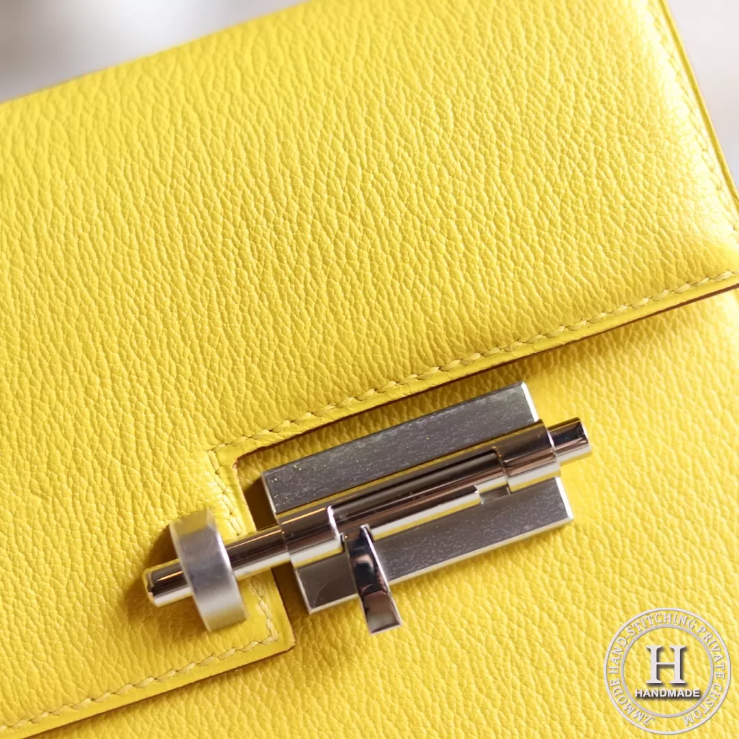 Verrou mini 18cm cherve 9o Jaune de naples GHW/PHW