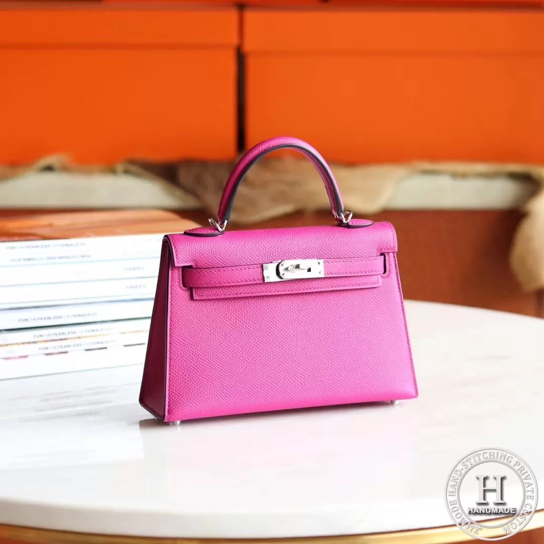 MINI KELLY II  Eepsom L3 Rose Purple PHW / GHP