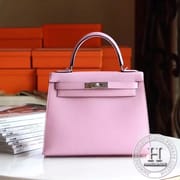 Kelly 28cm Epsom X9 Mauve Sylestre Phw/Ghw