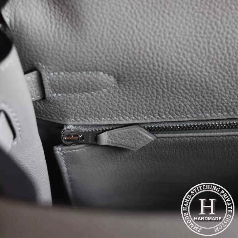 Hermes Kelly 32 Bag 4Z Gris Mouette Togo PHW/GHW