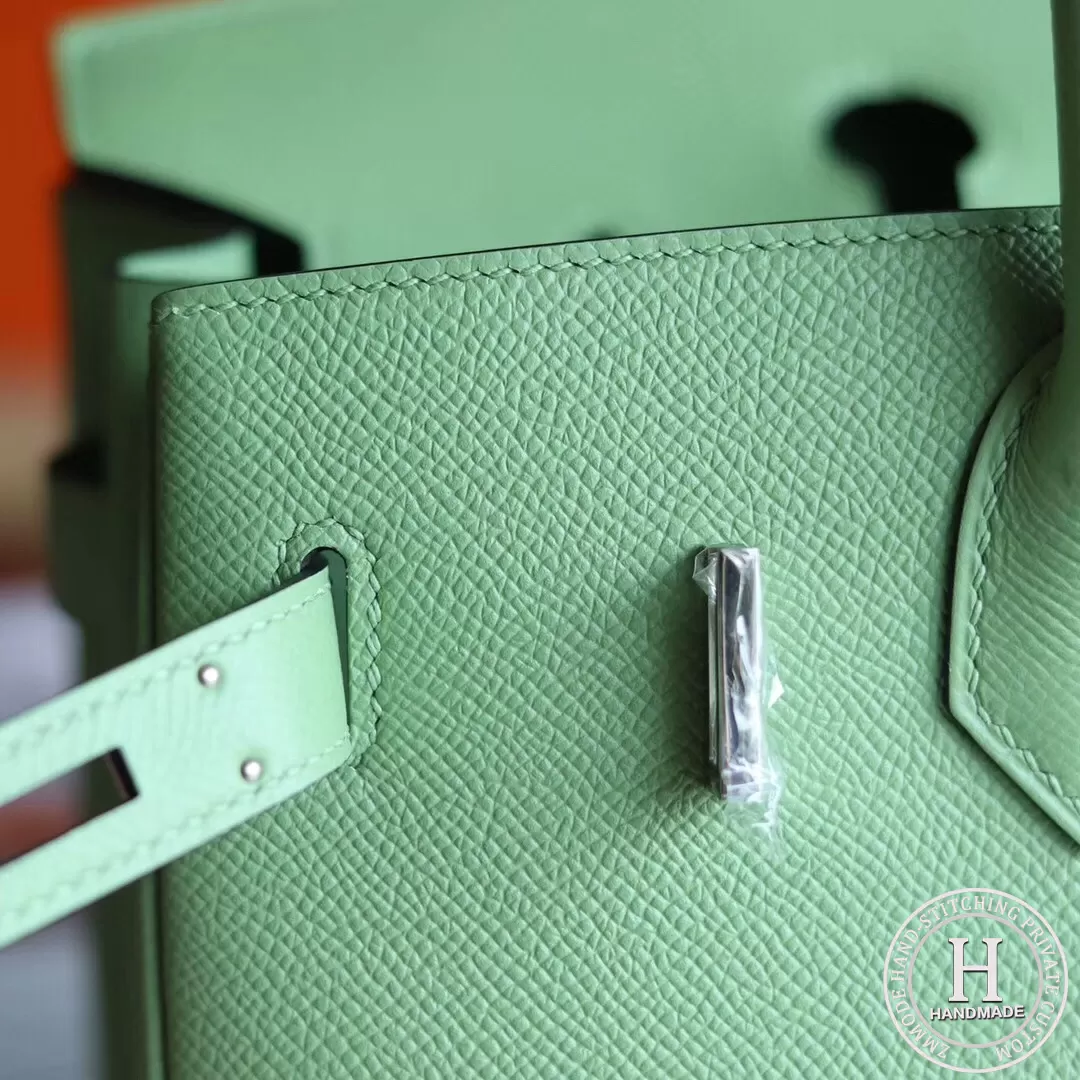 3i Vert Criquet  Epsom Birkin 30cm GHW