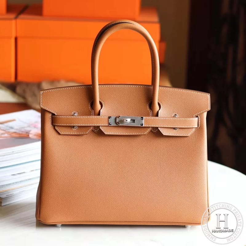 Birkin 30cm Epsom CK37 Gold Phw