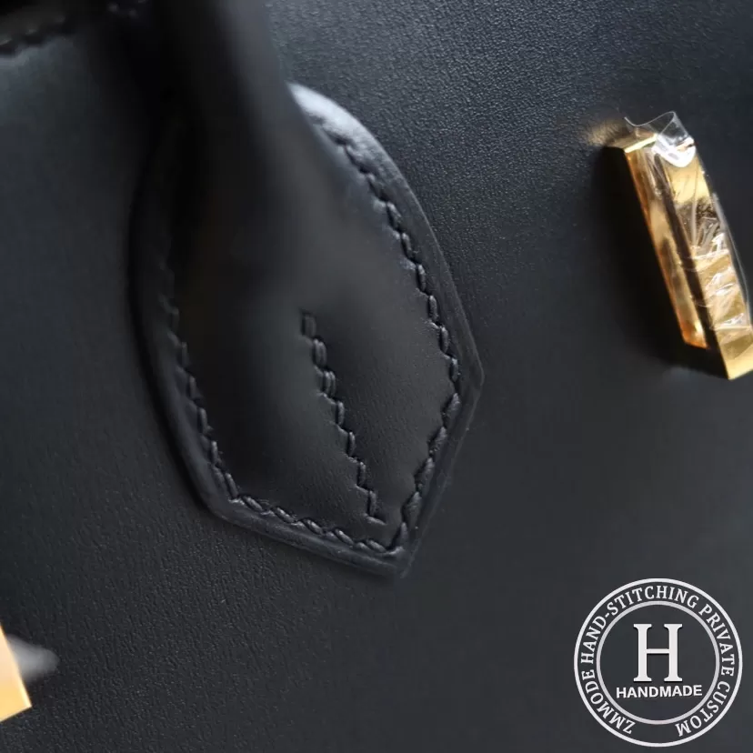 89 Noir Box  Birkin 30  GHW