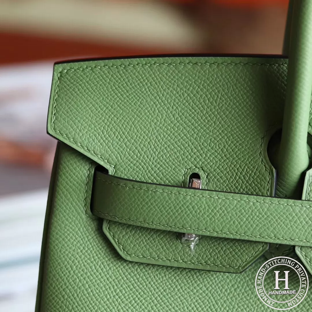 3i Vert Criquet  Epsom Birkin 30cm GHW
