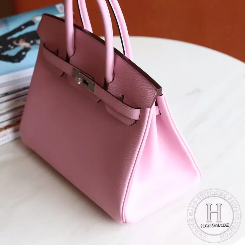 X9 Mauve sylvestre Epsom Birkin 30  GHW