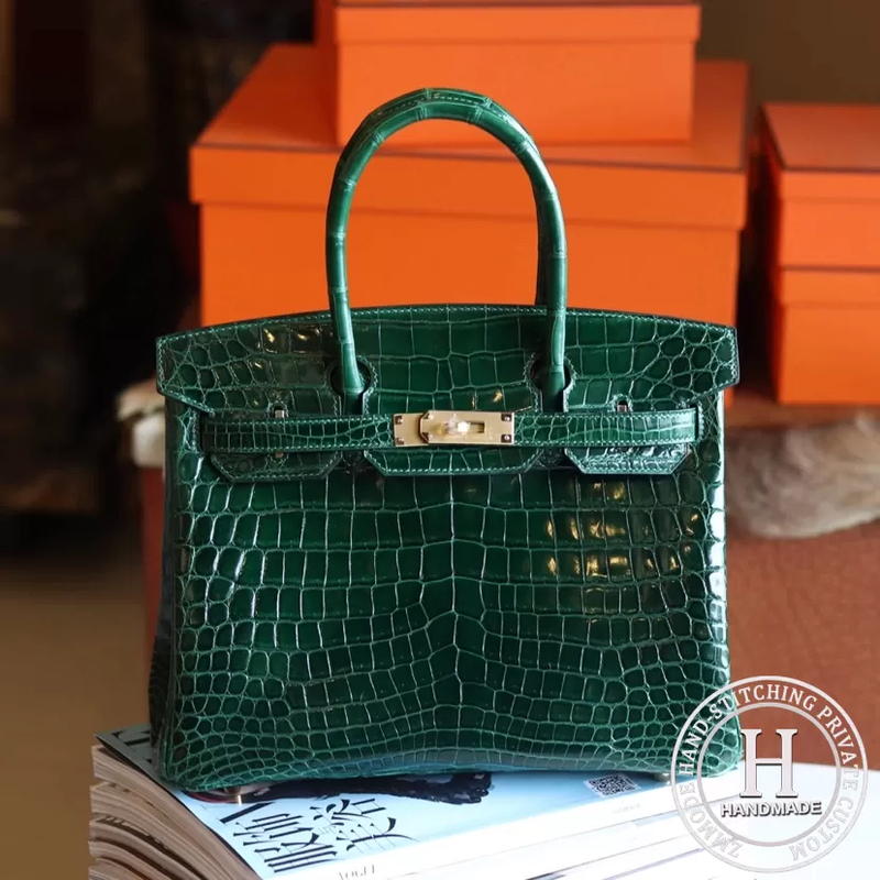 birkin 30 67 vert fonce