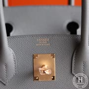 63 Vert amande   Epsom Birkin 30cm GHW