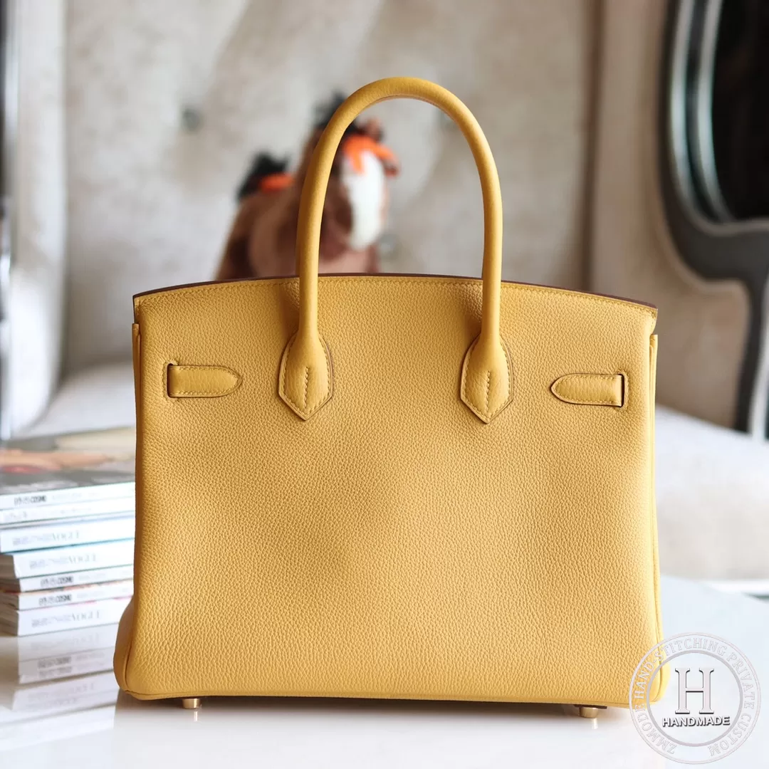 Birkin 30 Togo 9D Ambre GHW