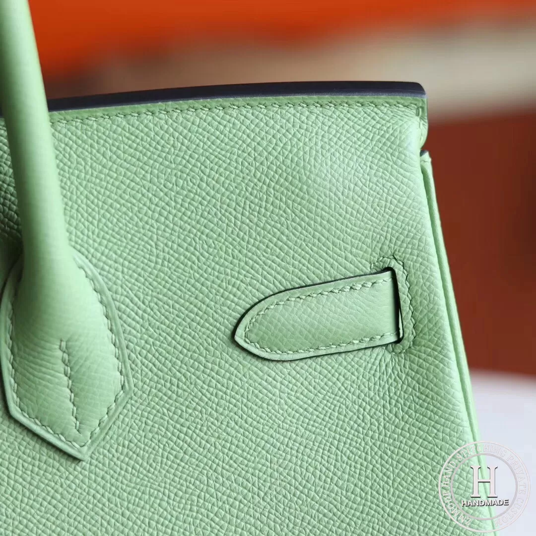3i Vert Criquet  Epsom Birkin 30cm GHW