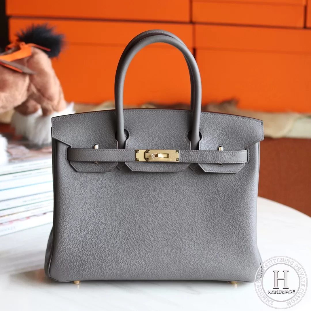8F Etain Ghw  Birkin 30  TOGO GHW