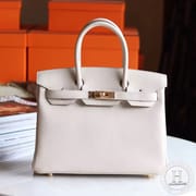 10 craie Togo Birkin 30cm GHW