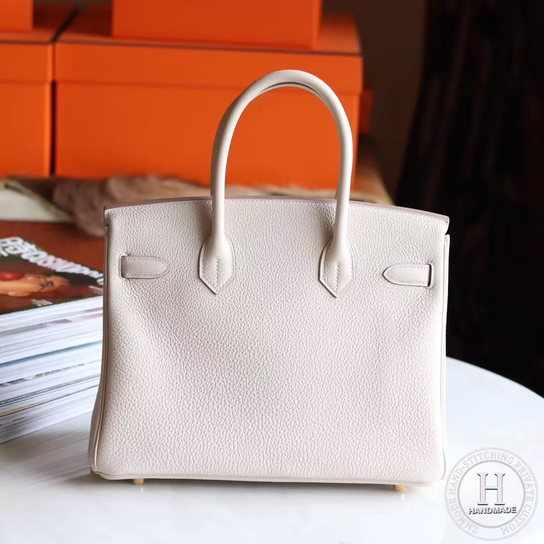 10 craie Togo Birkin 30cm GHW 10 craie Togo Birkin 30cm GHW
