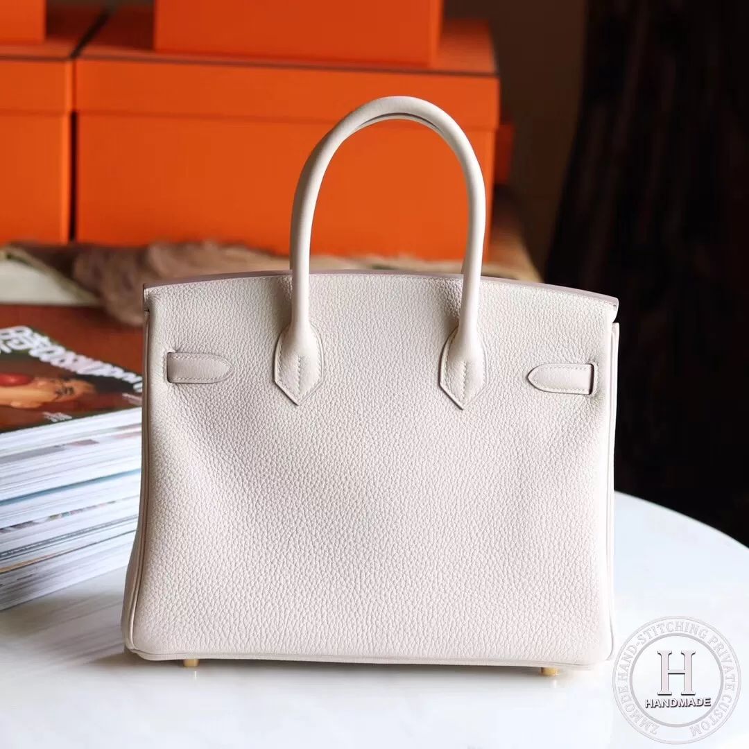 10 craie Togo Birkin 30cm GHW