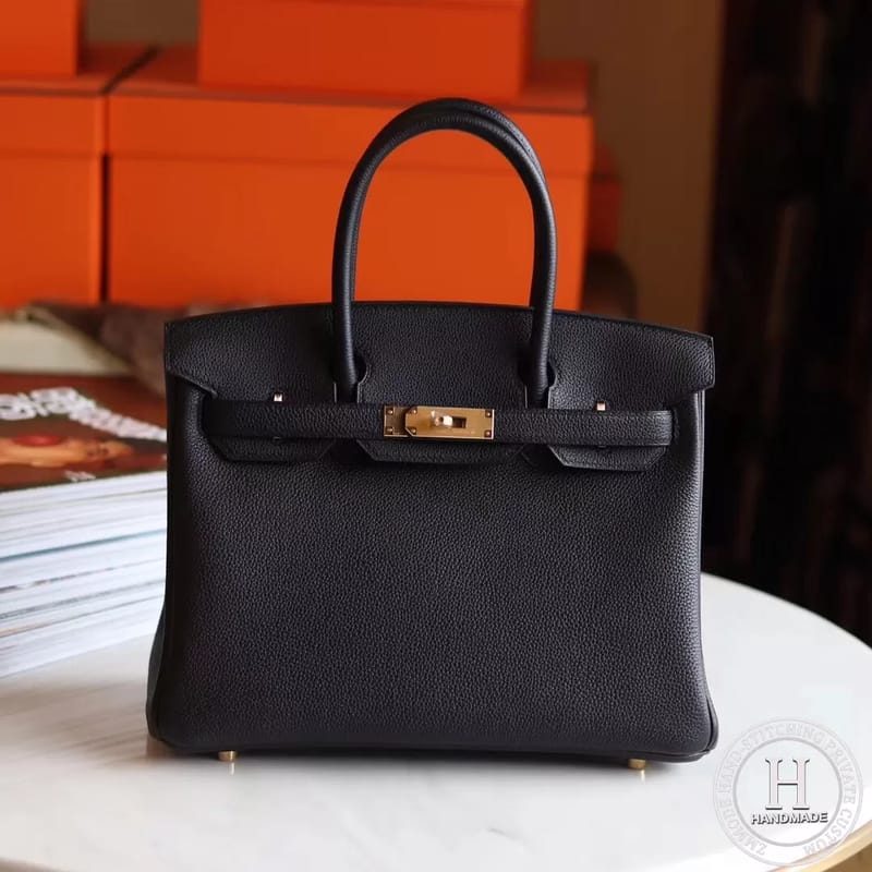Birkin 30cm CK89 Noir Togo Ghw