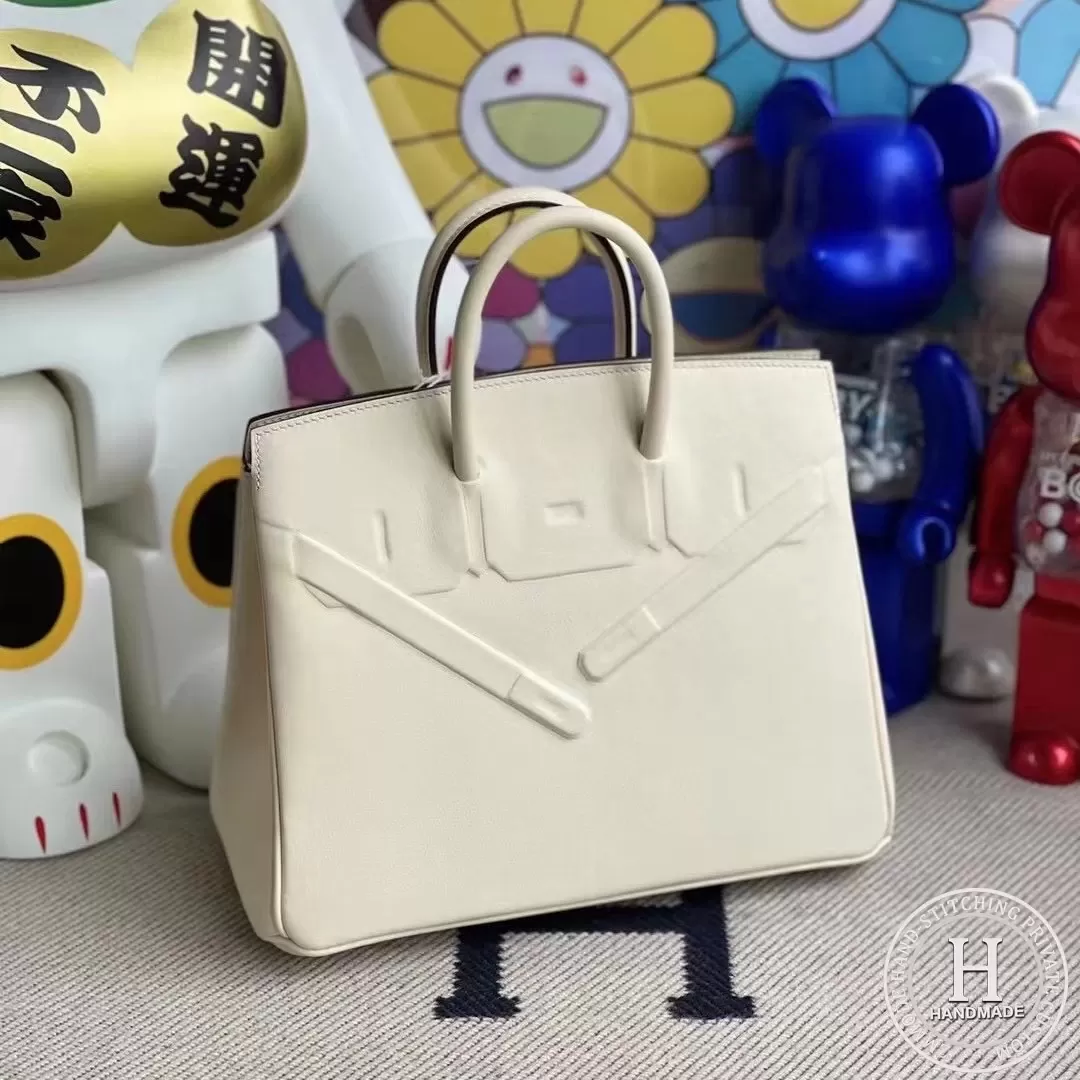 Hermes Birkin Shadow 25cm  Swift i2 Nata