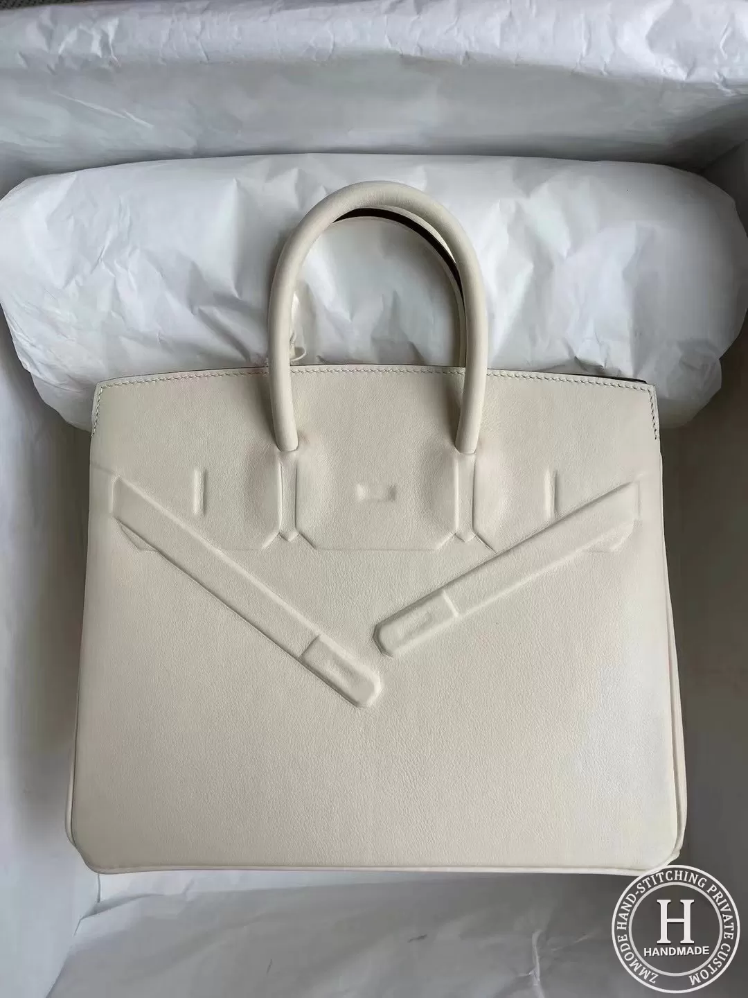 Hermes Birkin Shadow 25cm  Swift i2 Nata