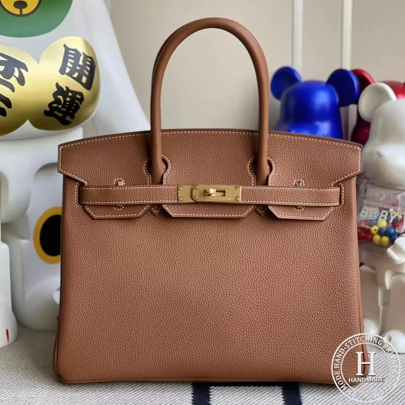 Hermes Birkin 30cm Togo CK37 gold
