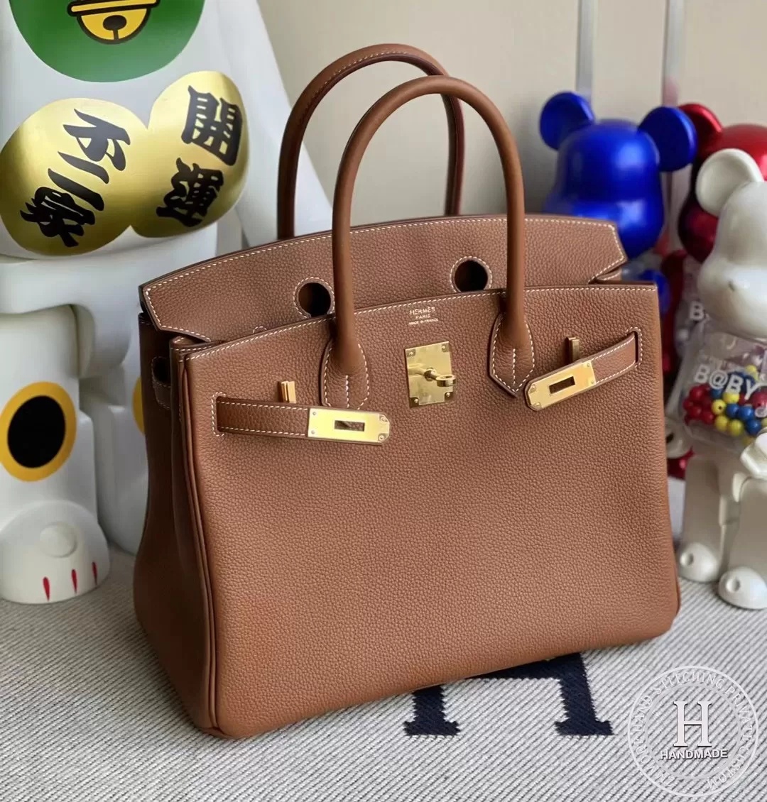 Hermes Birkin 30cm Togo CK37 gold