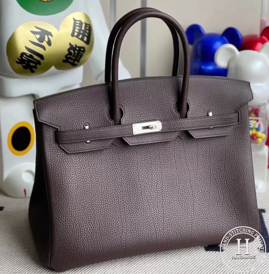 Hermes Birkin 35cm Togo CK46 Ebene PHW