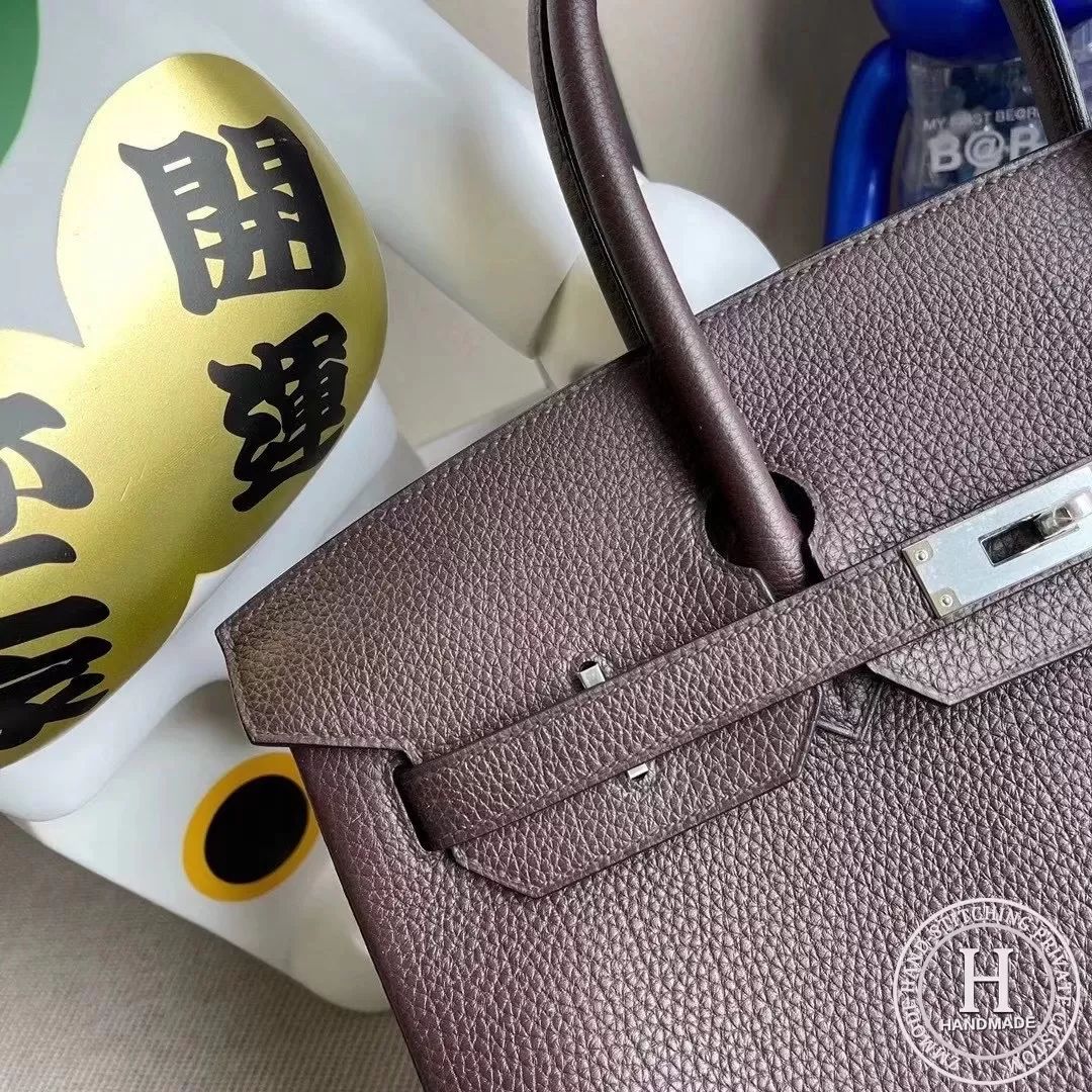 Hermes Birkin 35cm Togo CK46 Ebene PHW