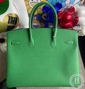 1K Bamboo Hermes Birkin  35cm togo