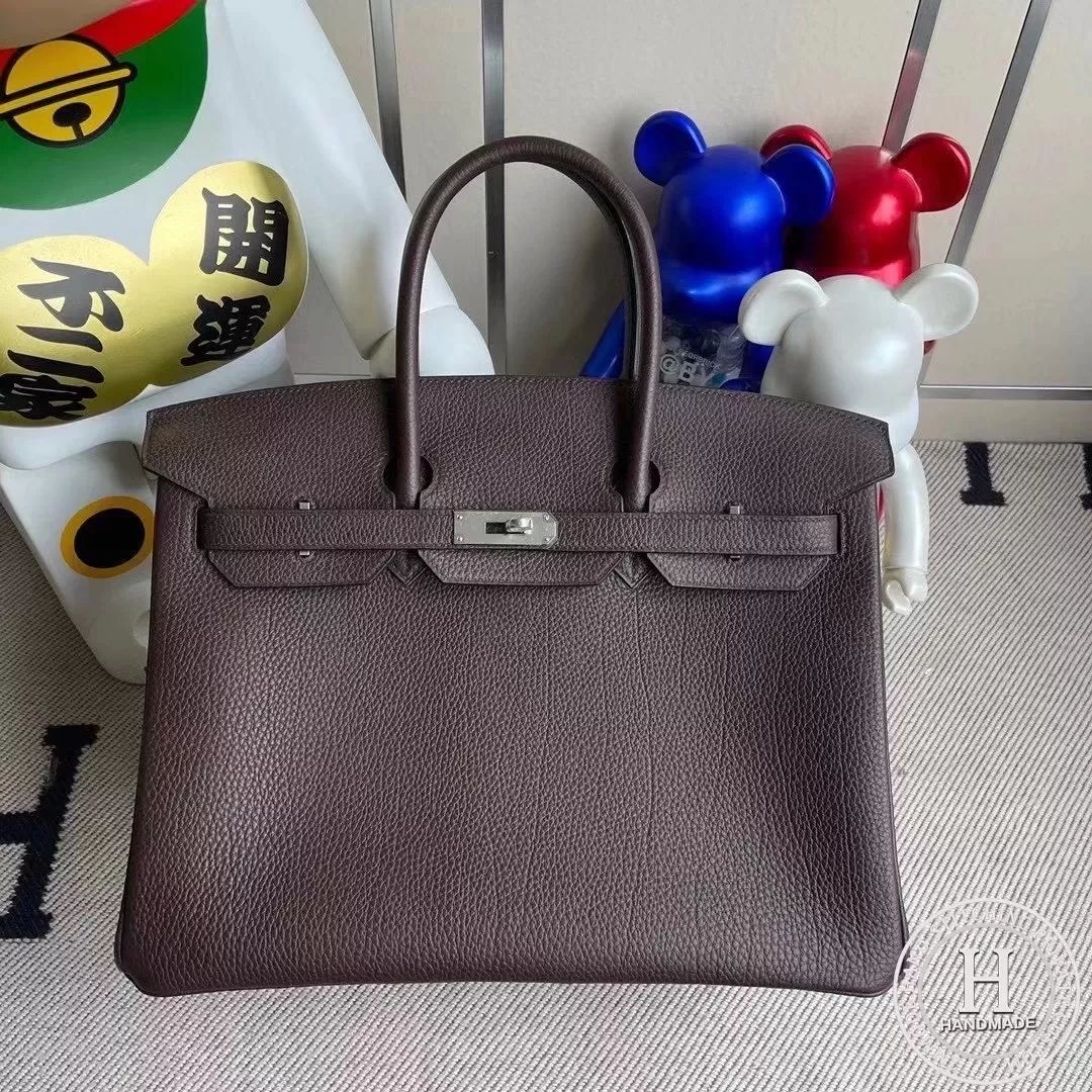 Hermes Birkin 35cm Togo CK46 Ebene PHW