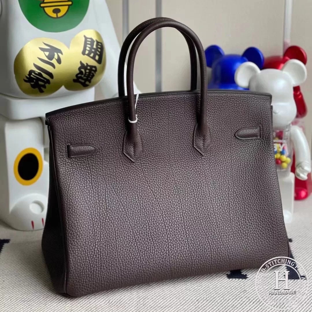 Hermes Birkin 35cm Togo CK46 Ebene PHW