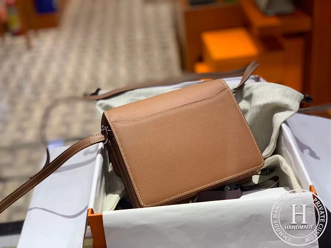 Hermes Roulis mini Evercolor calfskin CK37 gold Hermes Roulis mini Evercolor calfskin CK37 gold
