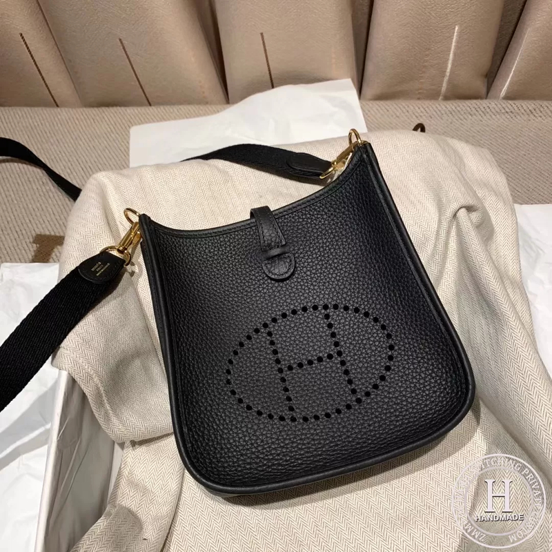 ZMMODE Evelyn Mini Clemence Tc皮 黑色 银扣