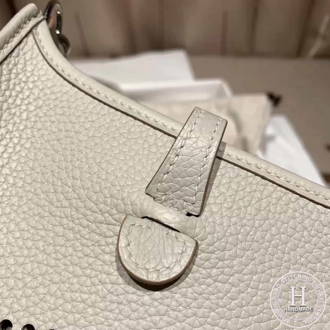 ZMMODE  Evelyn Mini Clemence Tc皮 珍珠灰 PHW