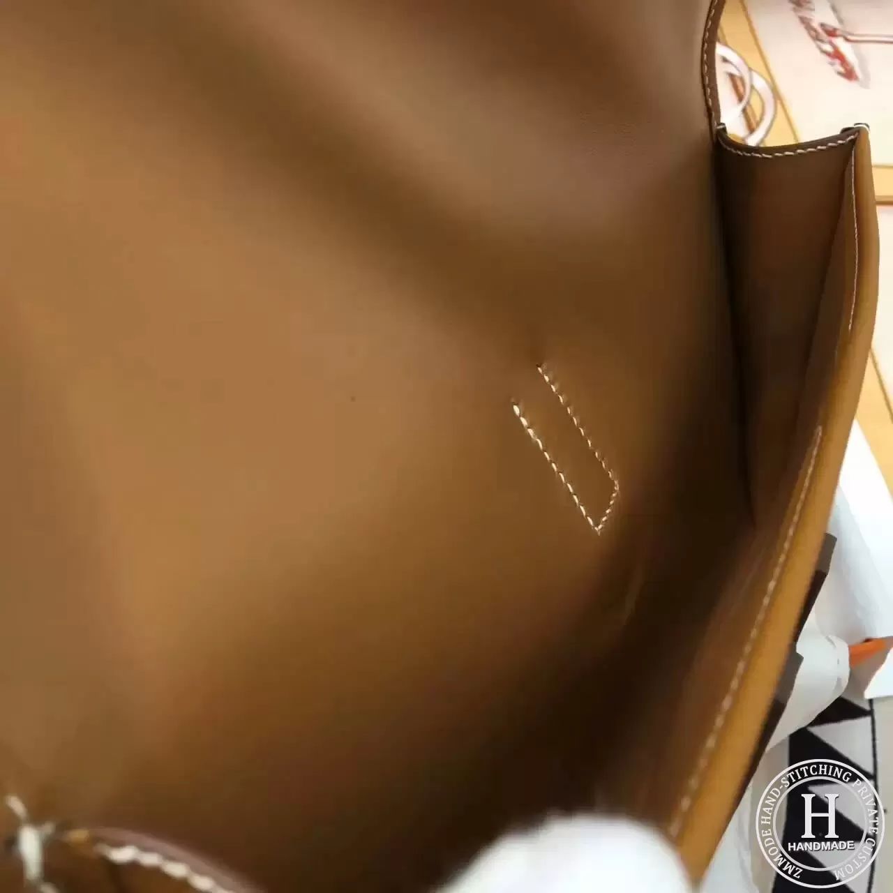 HERMES Jige Elan 29cm Epsom37 Gold