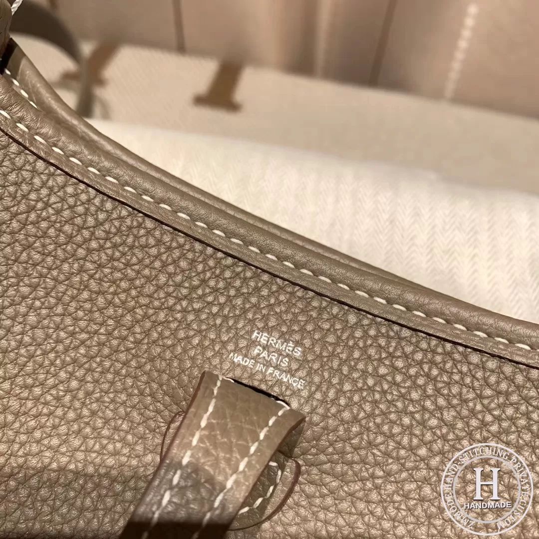 Hermes Evelyn 16cm Clemence Tc C18 Etoupe
