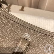 Hermes Evelyn 16cm Clemence Tc C18 Etoupe