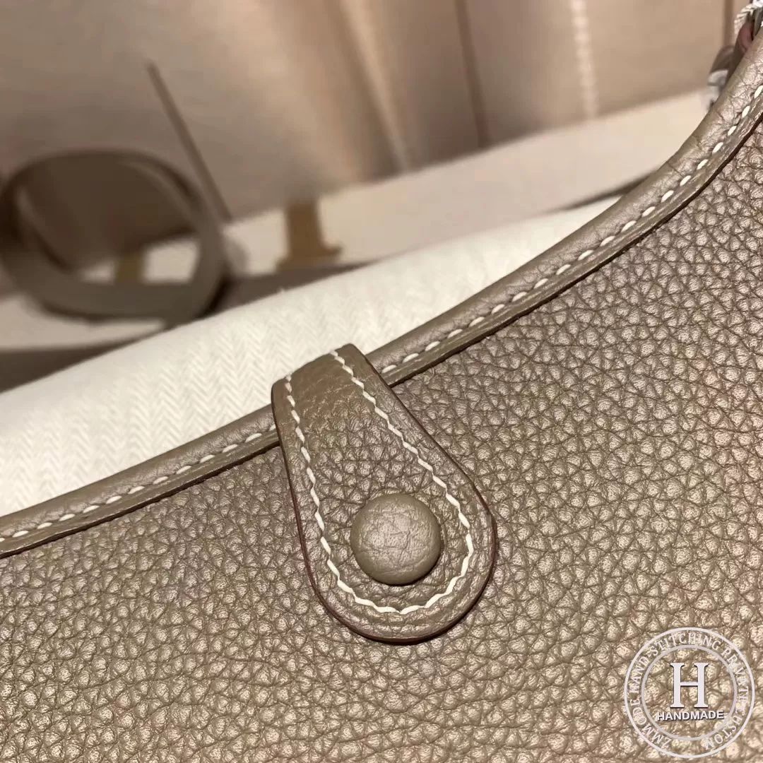 Hermes Evelyn 16cm Clemence Tc C18 Etoupe