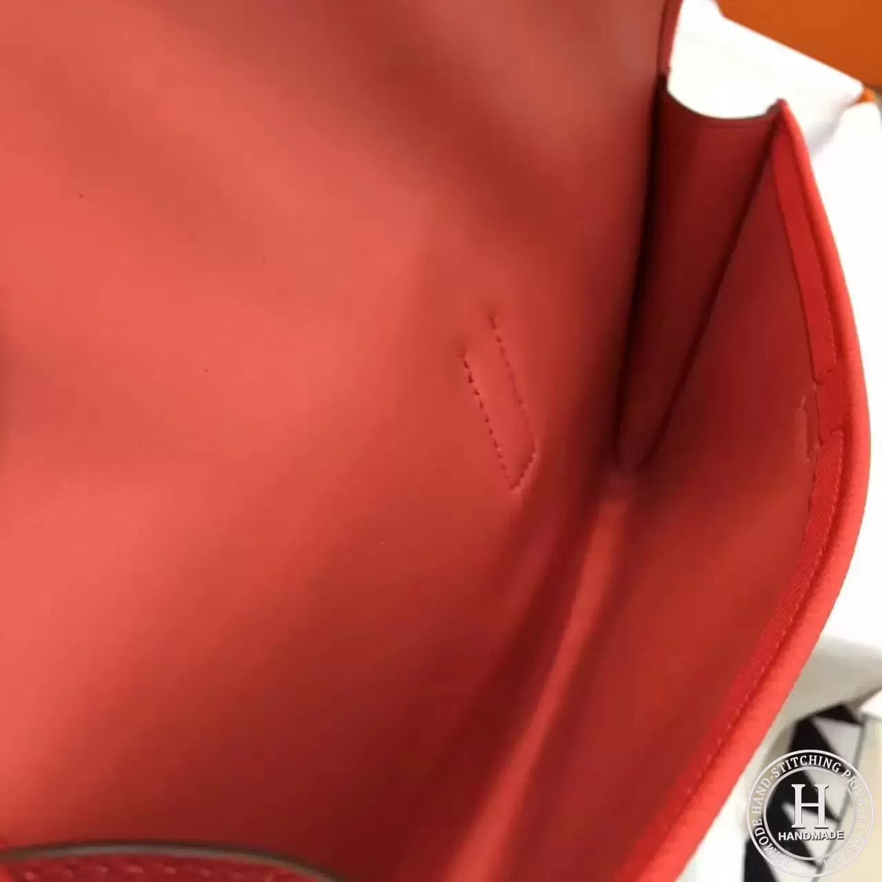 HERMES  Jige Elan 29cm Epsom  T5 Rose Jaipur