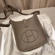 Hermes Evelyn 16cm Clemence Tc C18 Etoupe