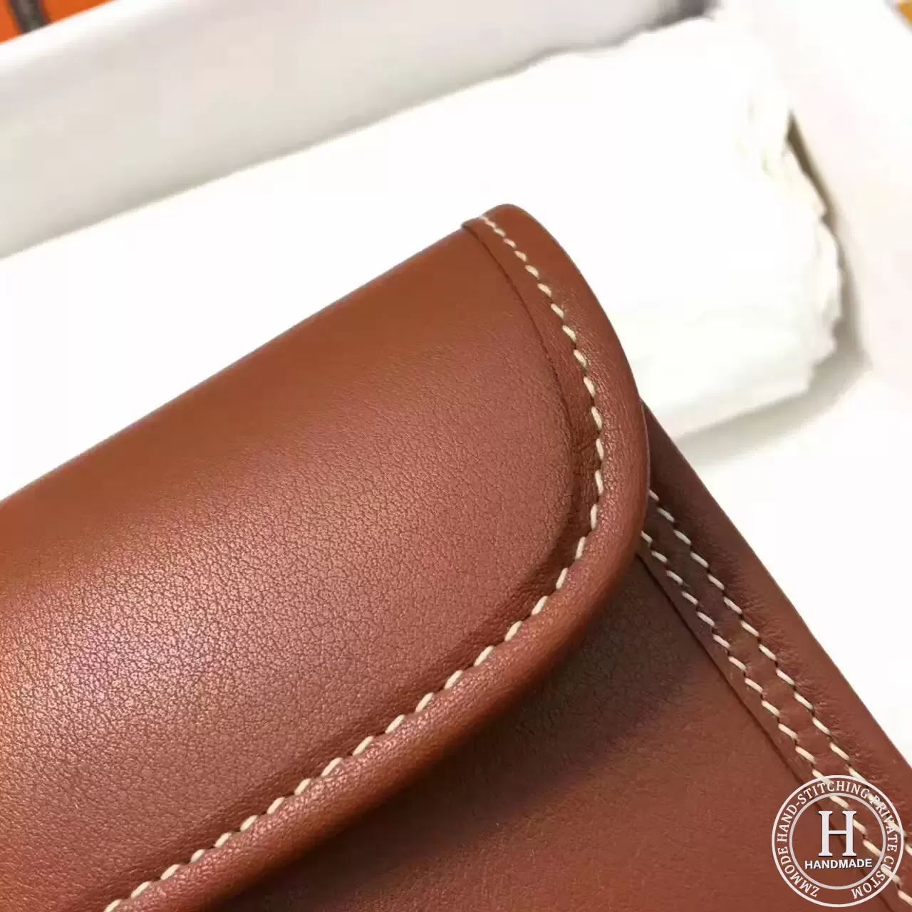 HERMES Jige Elan 29cm Swift 37 Gold