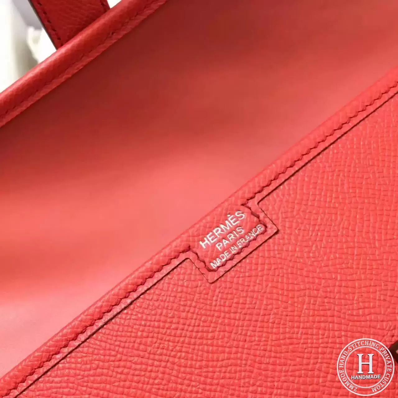 HERMES  Jige Elan 29cm Epsom  T5 Rose Jaipur