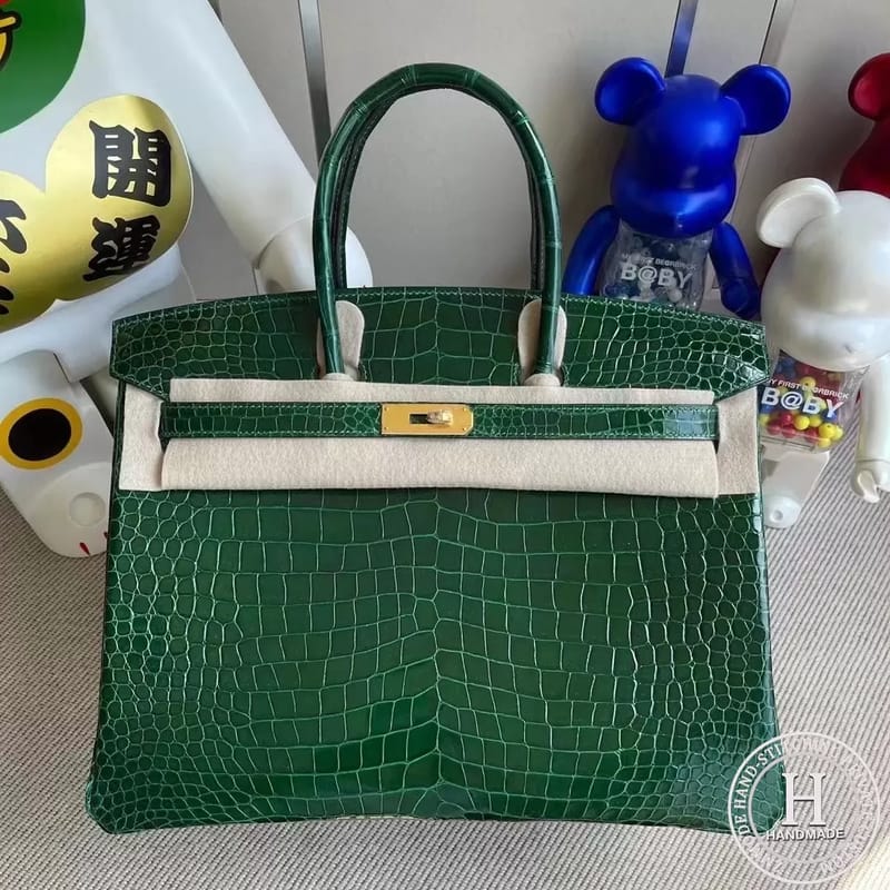 Hermes Birkin 35cm 67 Vert Fonce