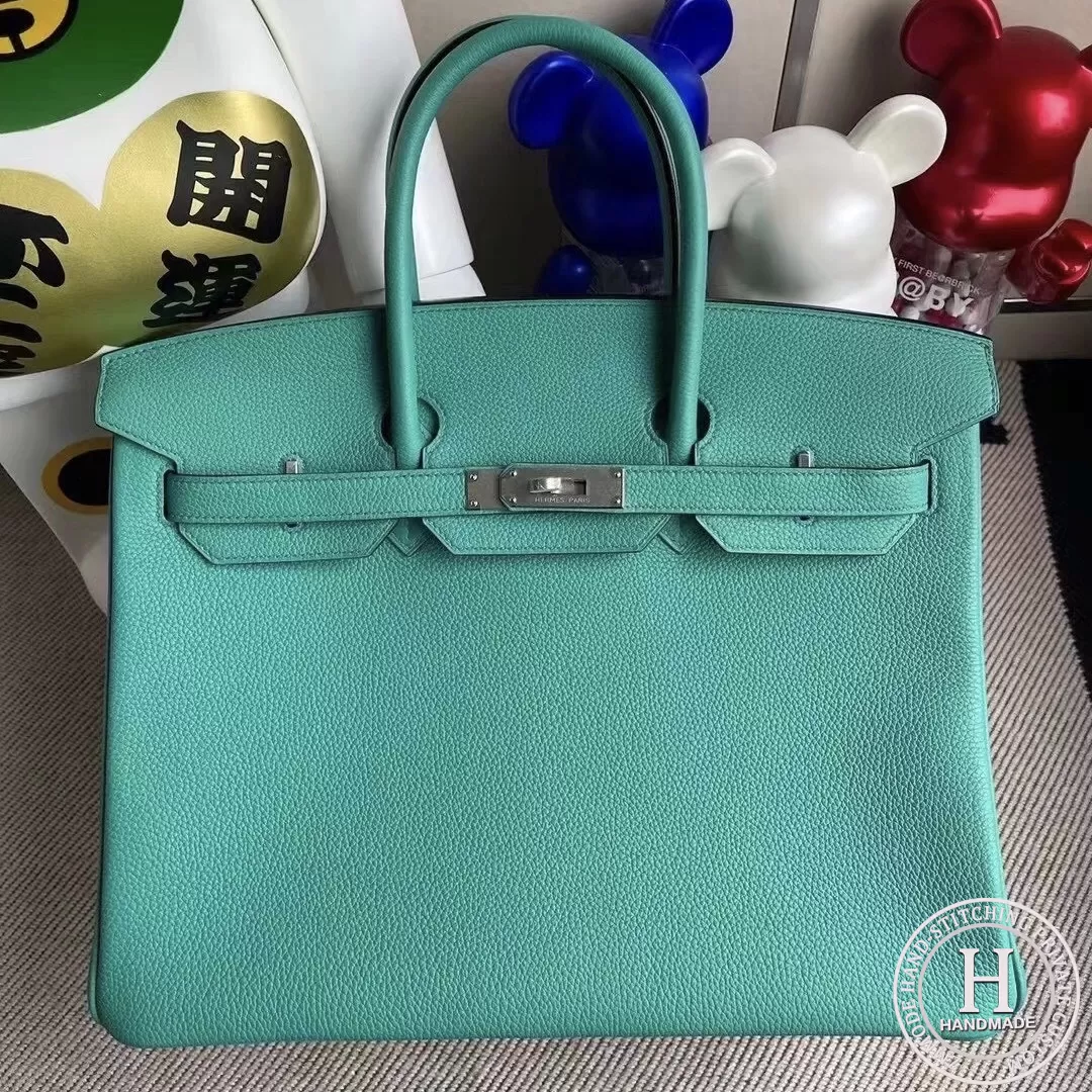 Hermes Birkin 35cm Togo U1 Vert Verone Hermes Birkin 35cm Togo U1 Vert Verone